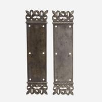 Samuel Yellin (American, b. Ukraine, 1884-1940) Pair of Door Push Plates, Philadelphia, Pennsylvania, circa 1920s