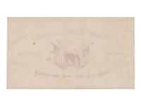 [JOHNSON, Andrew (1808-1875)]. Presidential Train schedule and pass, with the original envelope, for the "Swing Around the Circle" tour. N.p., n.p., 3 September 1866.