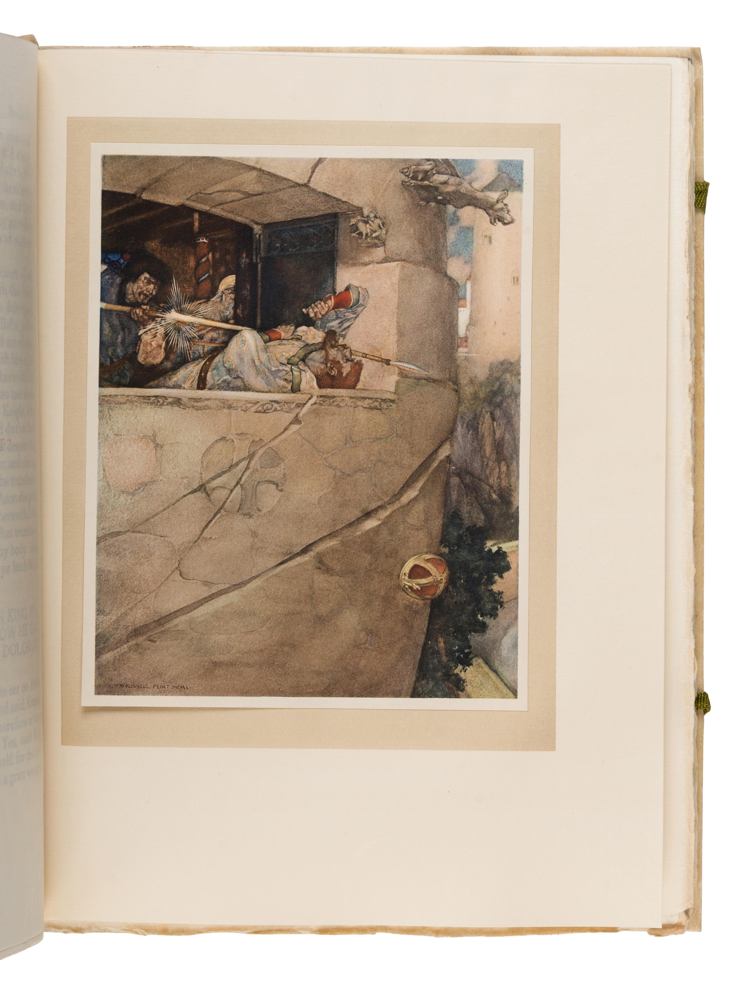 [Fine Press - Riccardi Press]. -- [Flint, William Russell, Sir (1880-1969), illustrator]. Malory, Thomas, Sir (1405-1471). Le Morte d'Arthur . London: Riccardi Press for Philip Lee Warner at the Medici Society, 1910-1911.