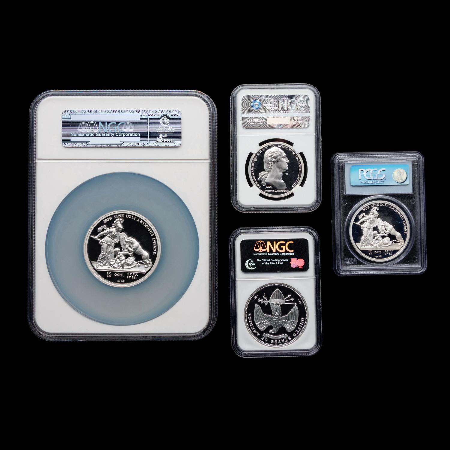 [PRIVATE ISSUE] A Group of Four Commemorative Silver Proof Rounds