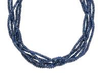 JUDITH RIPKA, WHITE GOLD, SAPPHIRE, DIAMOND, AND ROCK CRYSTAL QUARTZ NECKLACE