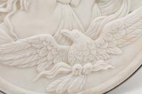 A Pair of Italian Iron Mounted Marble Plaques