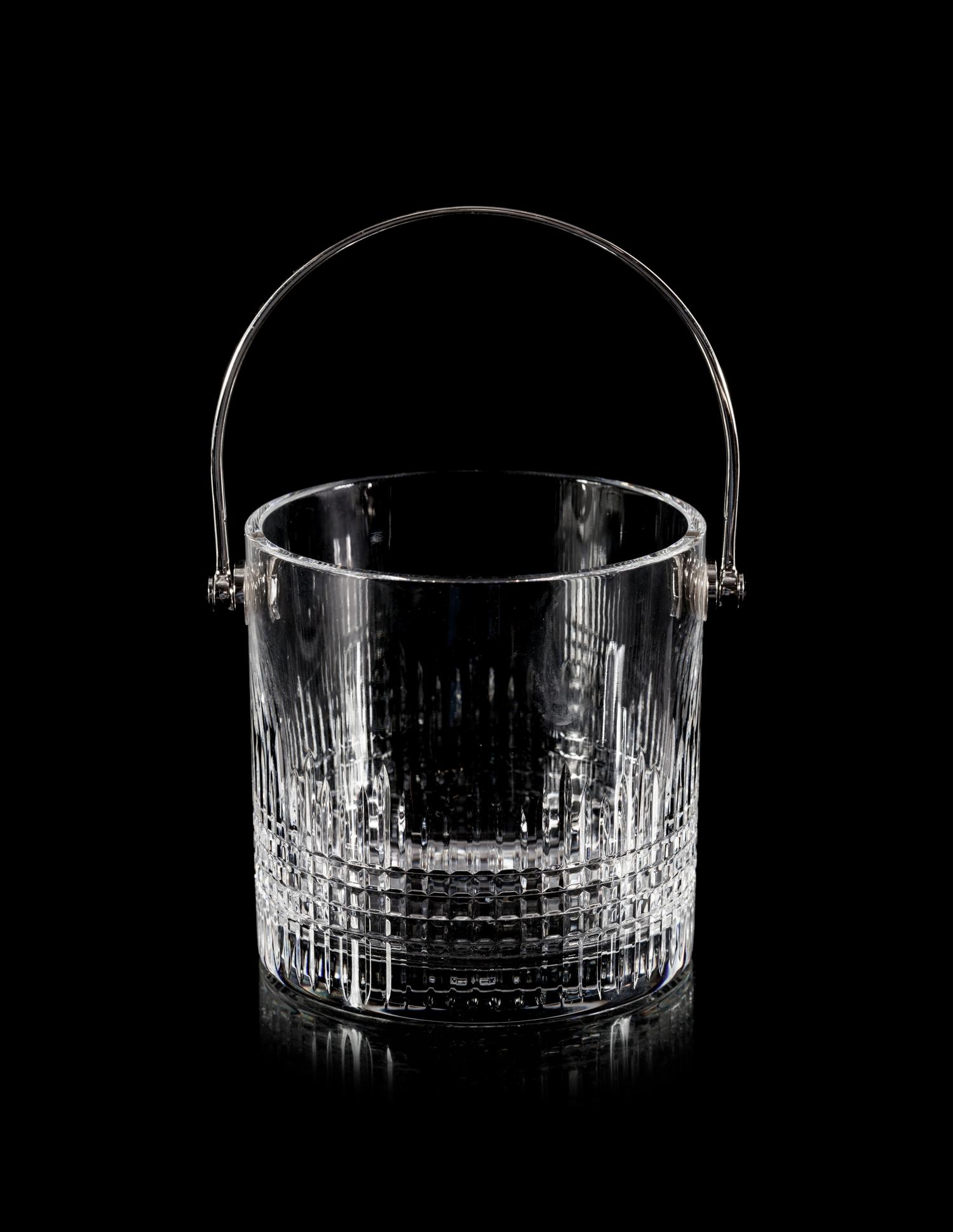 A Baccarat Glass Ice Bucket