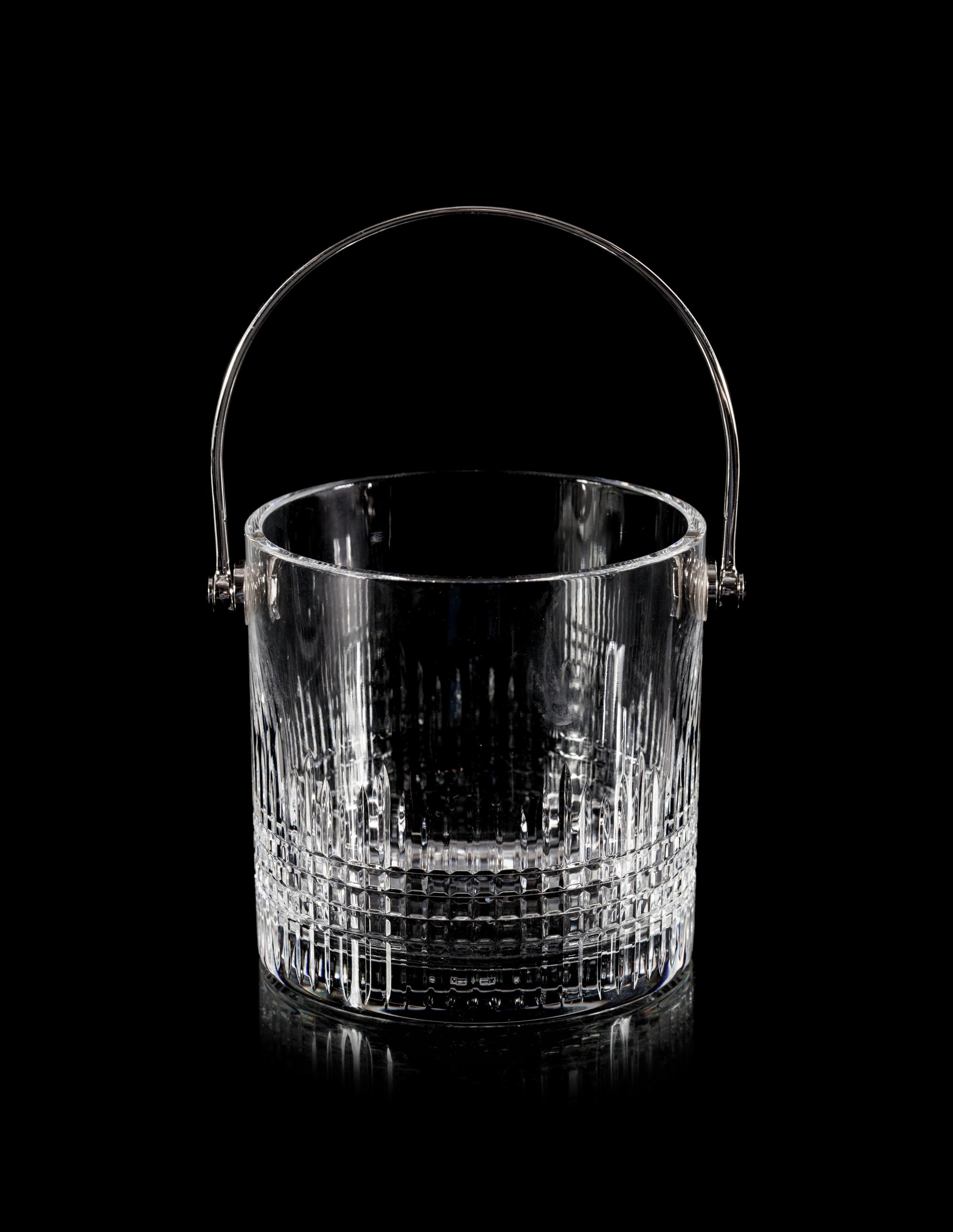 A Baccarat Glass Ice Bucket