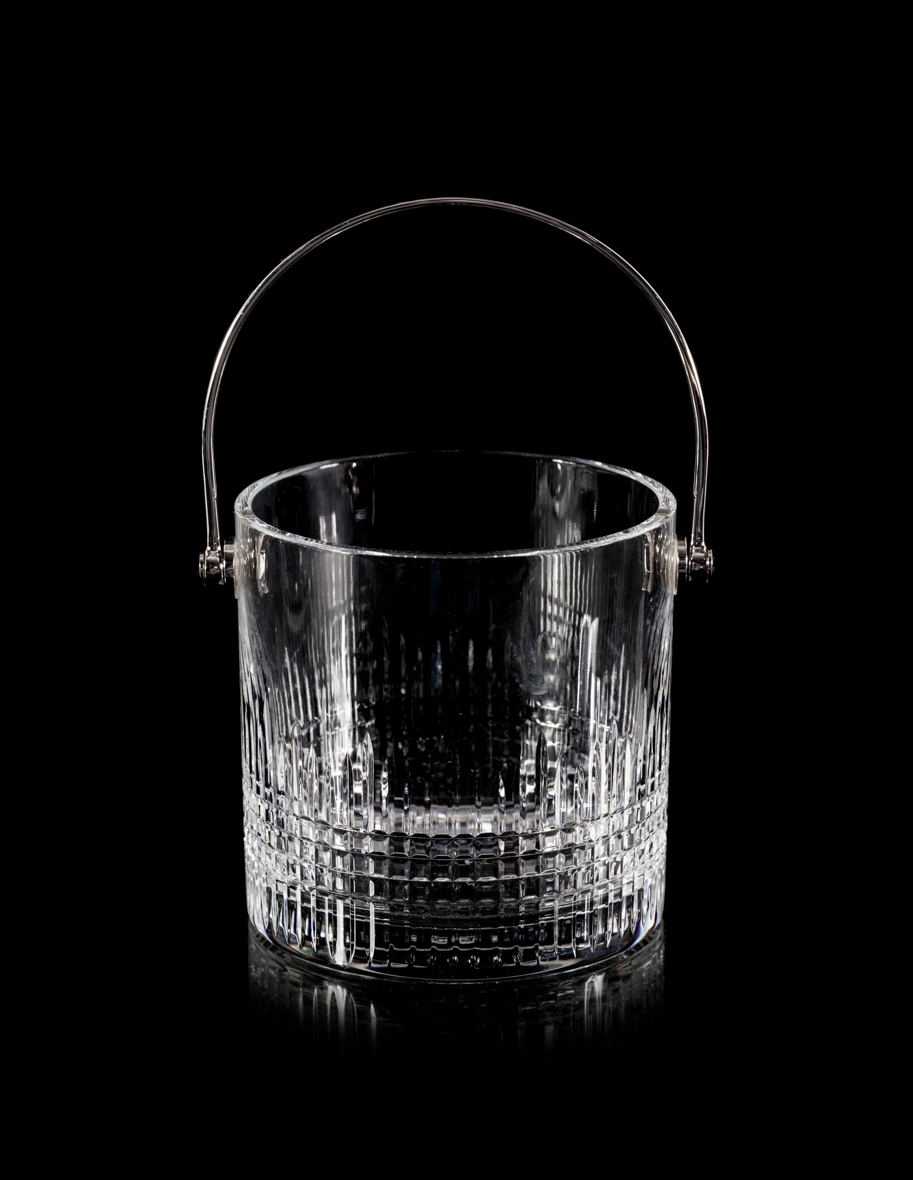 A Baccarat Glass Ice Bucket