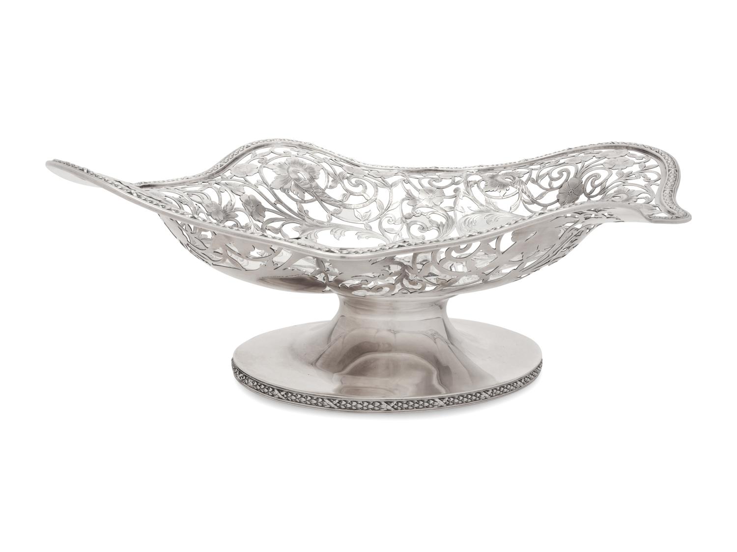 An American Silver Pierced Center Bowl