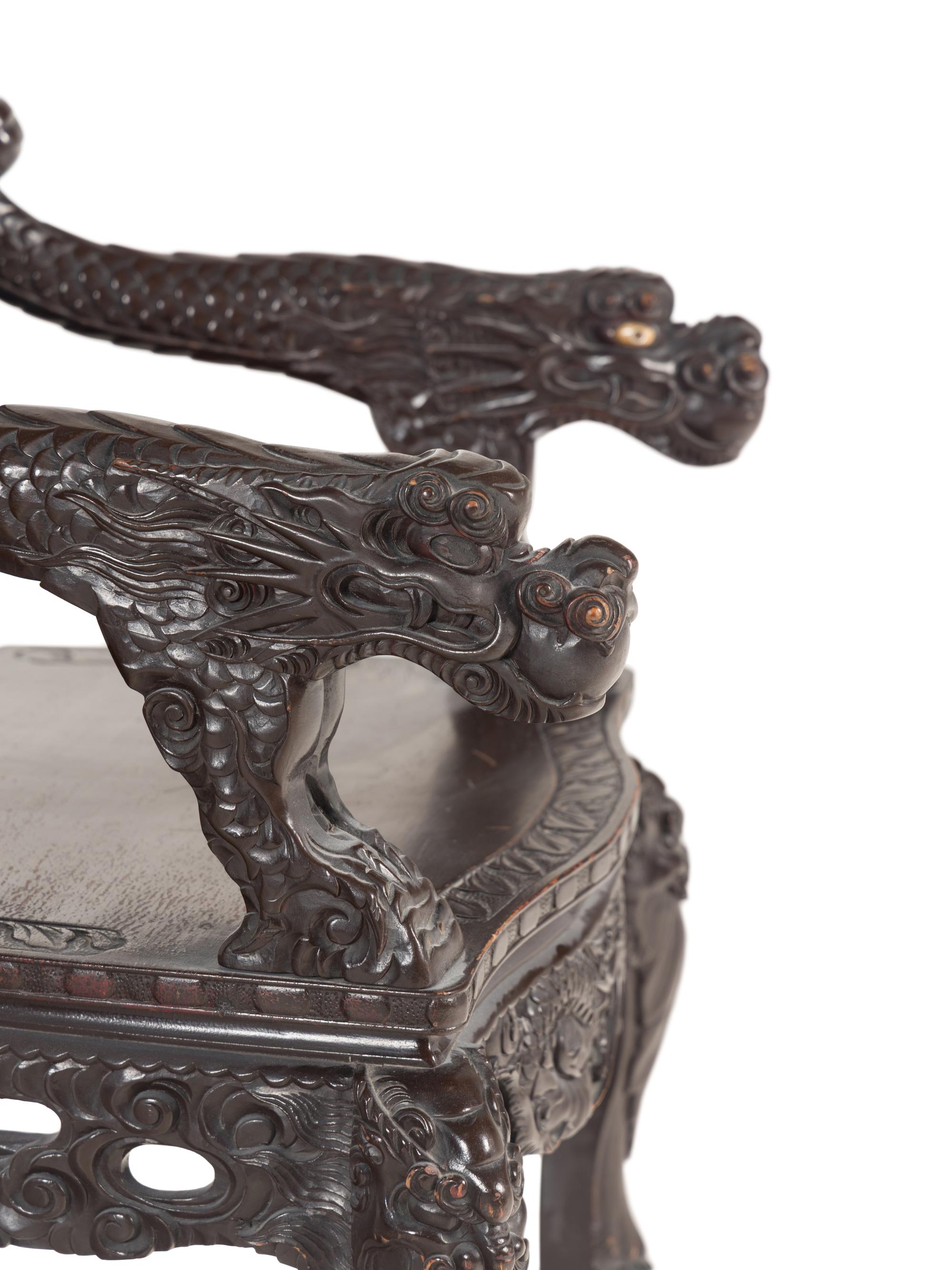 A Group of Chinese Export Rosewood Furniture