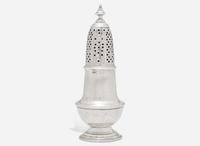 A silver caster, Paul Revere, Jr. (1735-1818), Boston, MA, circa 1760