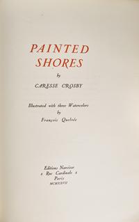 [Black Sun Press] Crosby, Caresse. Group of 3 Titles
