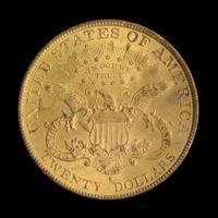 A United States 1897-S Liberty Head $20 Gold Coin
