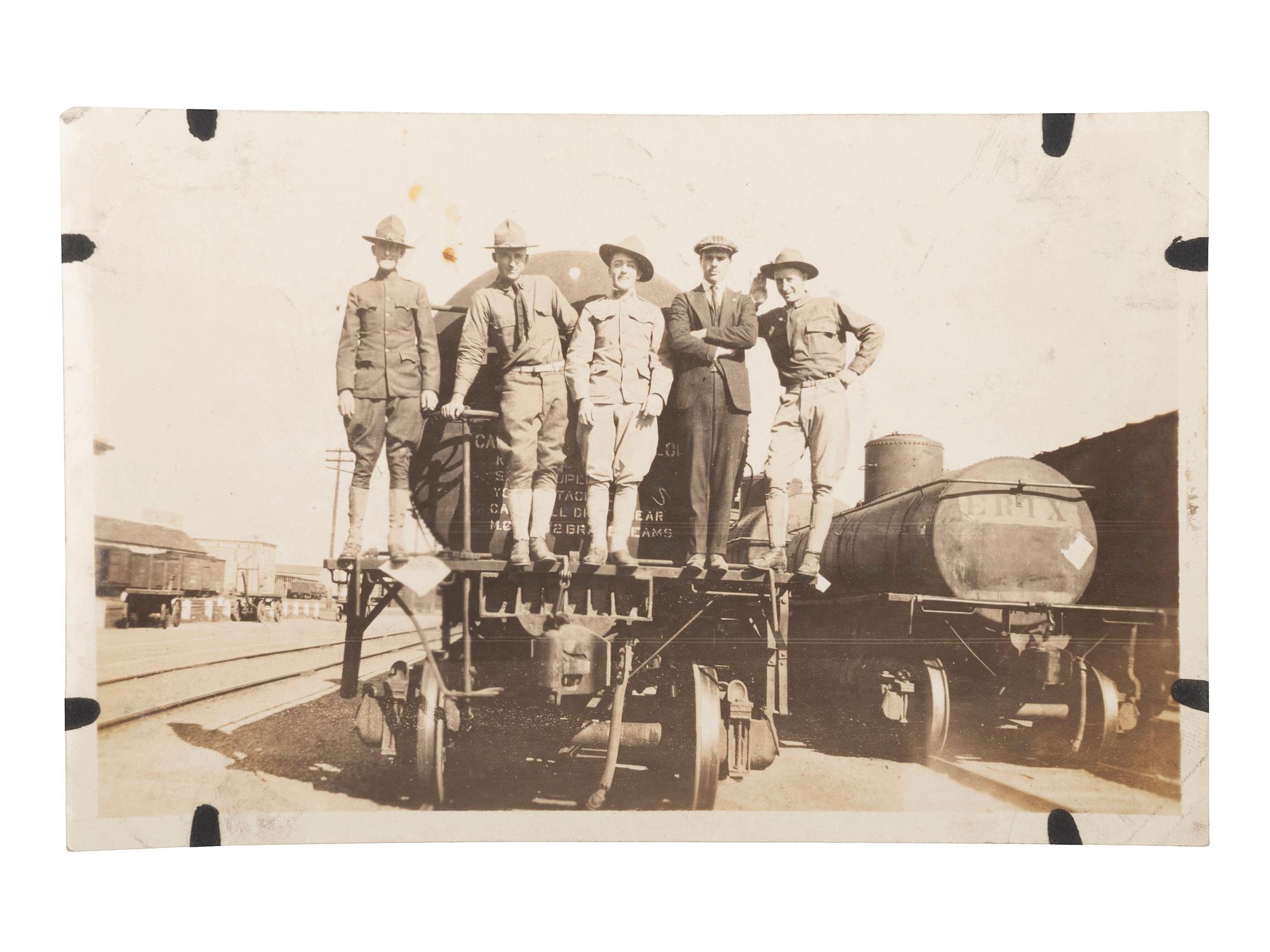 [MILITARIA]. A group of approx. 49 RPPCs of naval, army, and other military-related views.