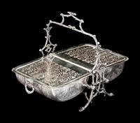 A Victorian Silver-Plate Bun Warmer