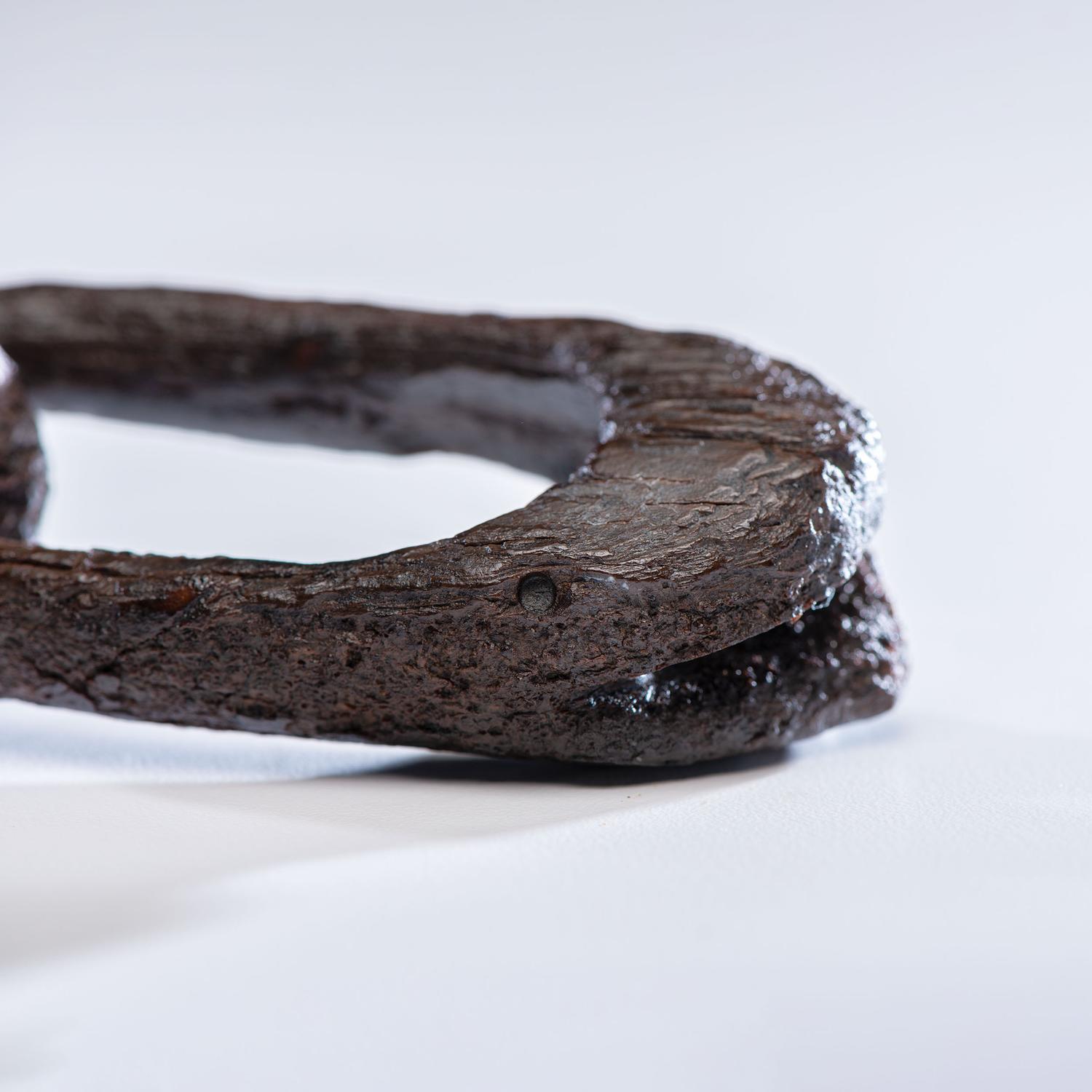 Ipiutak Culture, Fossilized Ivory Effigy Chain Link