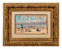 Sur la Plage à Marée Basse, Trouville