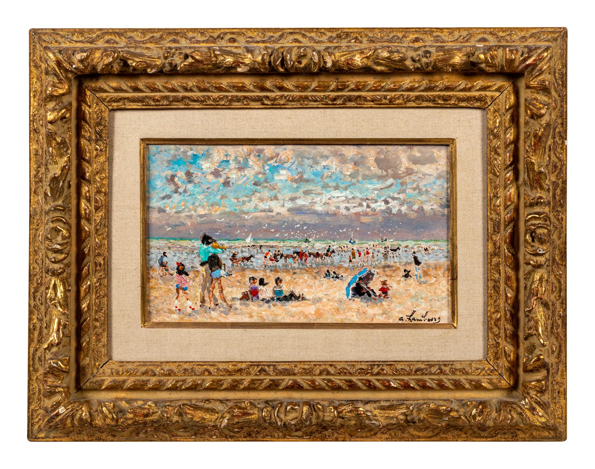 Sur la Plage à Marée Basse, Trouville