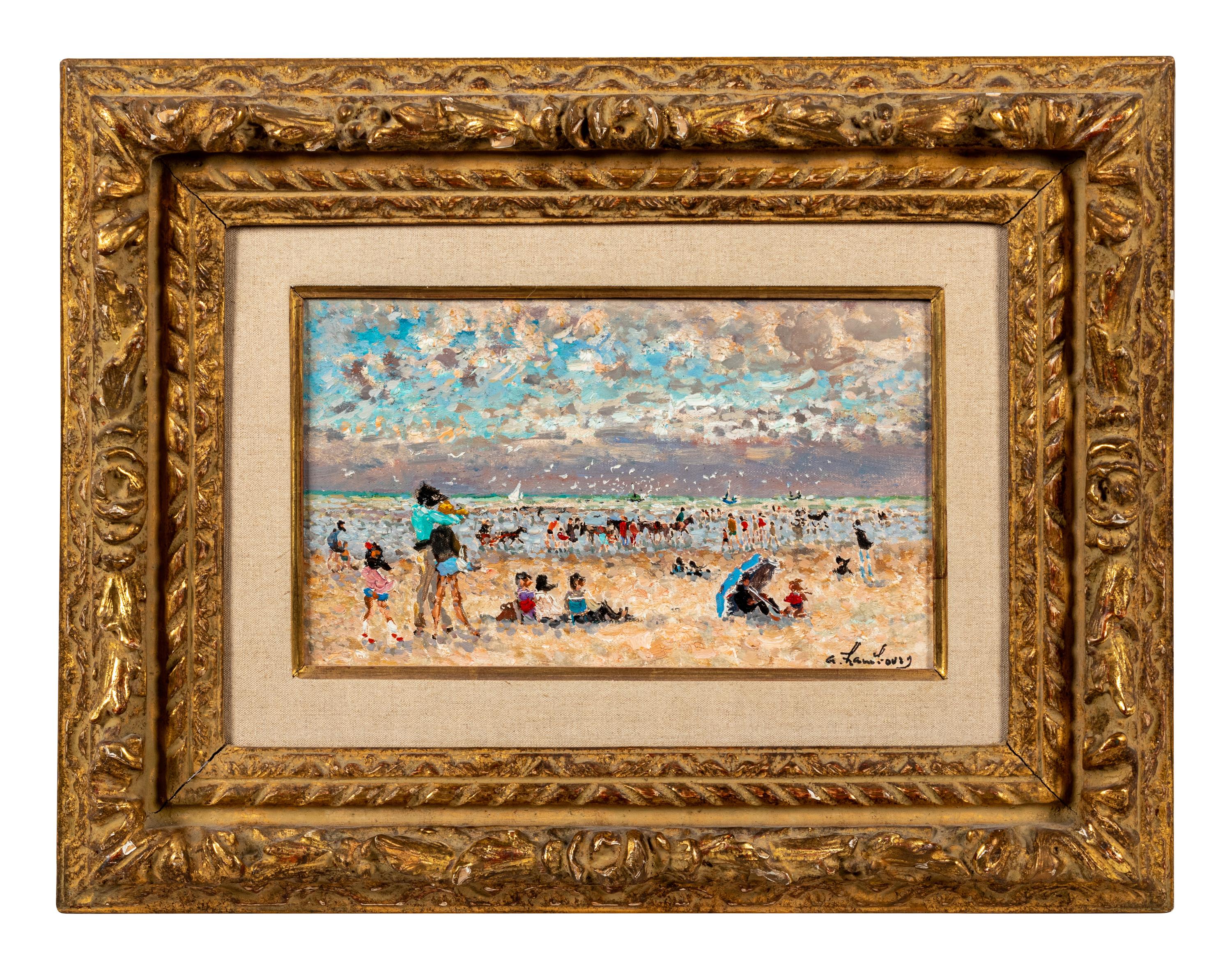 Sur la Plage à Marée Basse, Trouville