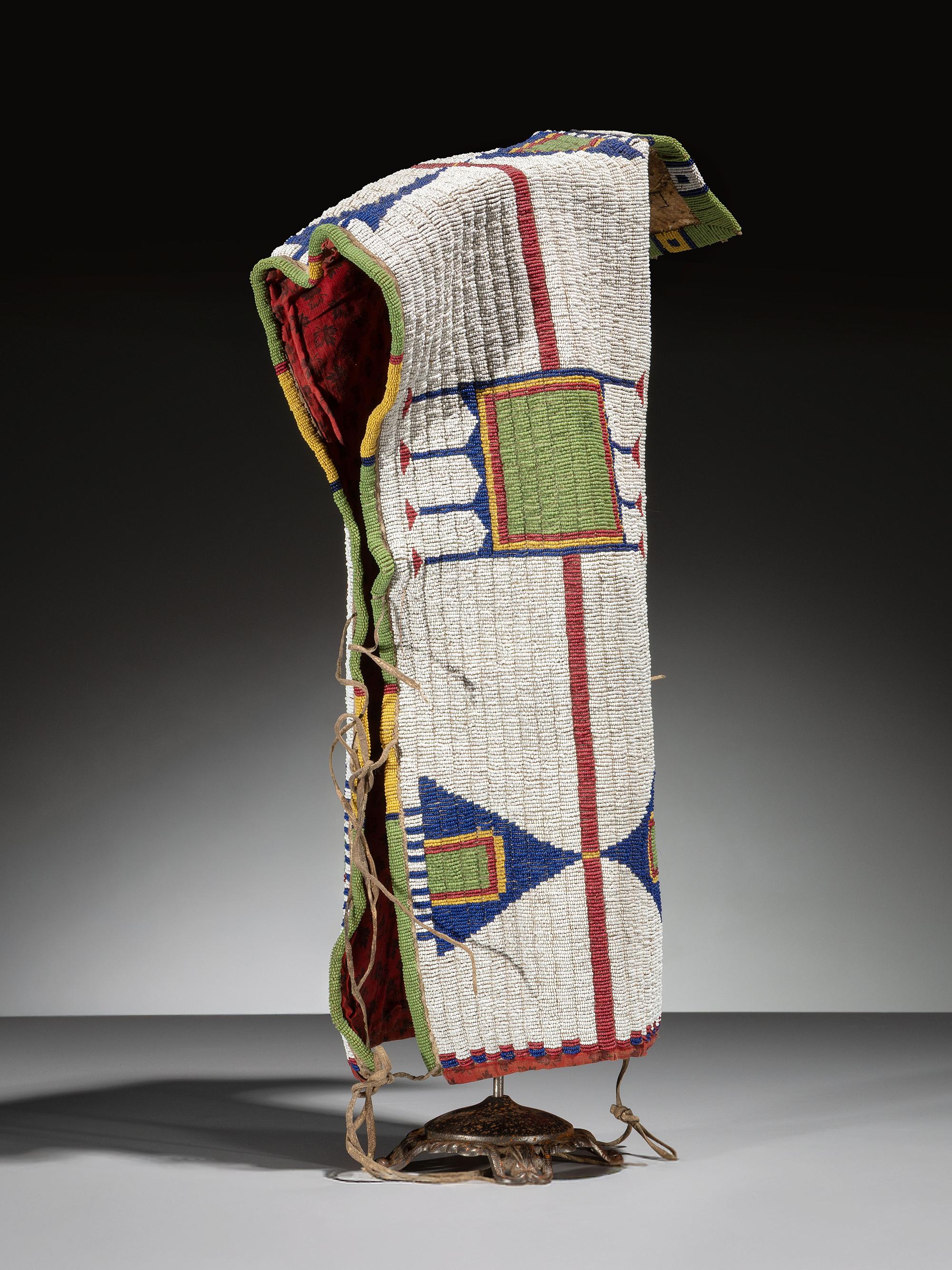 Central Plains Beaded Hide Cradle