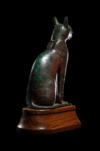 An Egyptian Bronze Cat