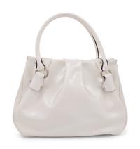 Salvatore Ferragamo White Leather Bag, 2000s