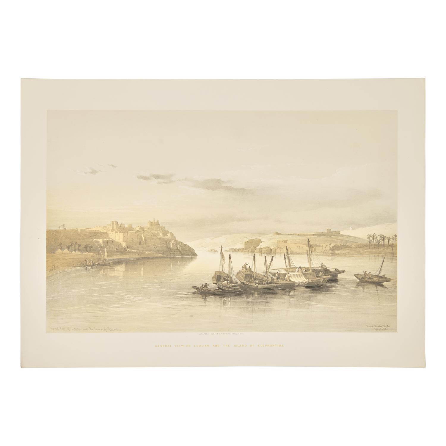 [Prints] Roberts, David. Group of Eight Prints