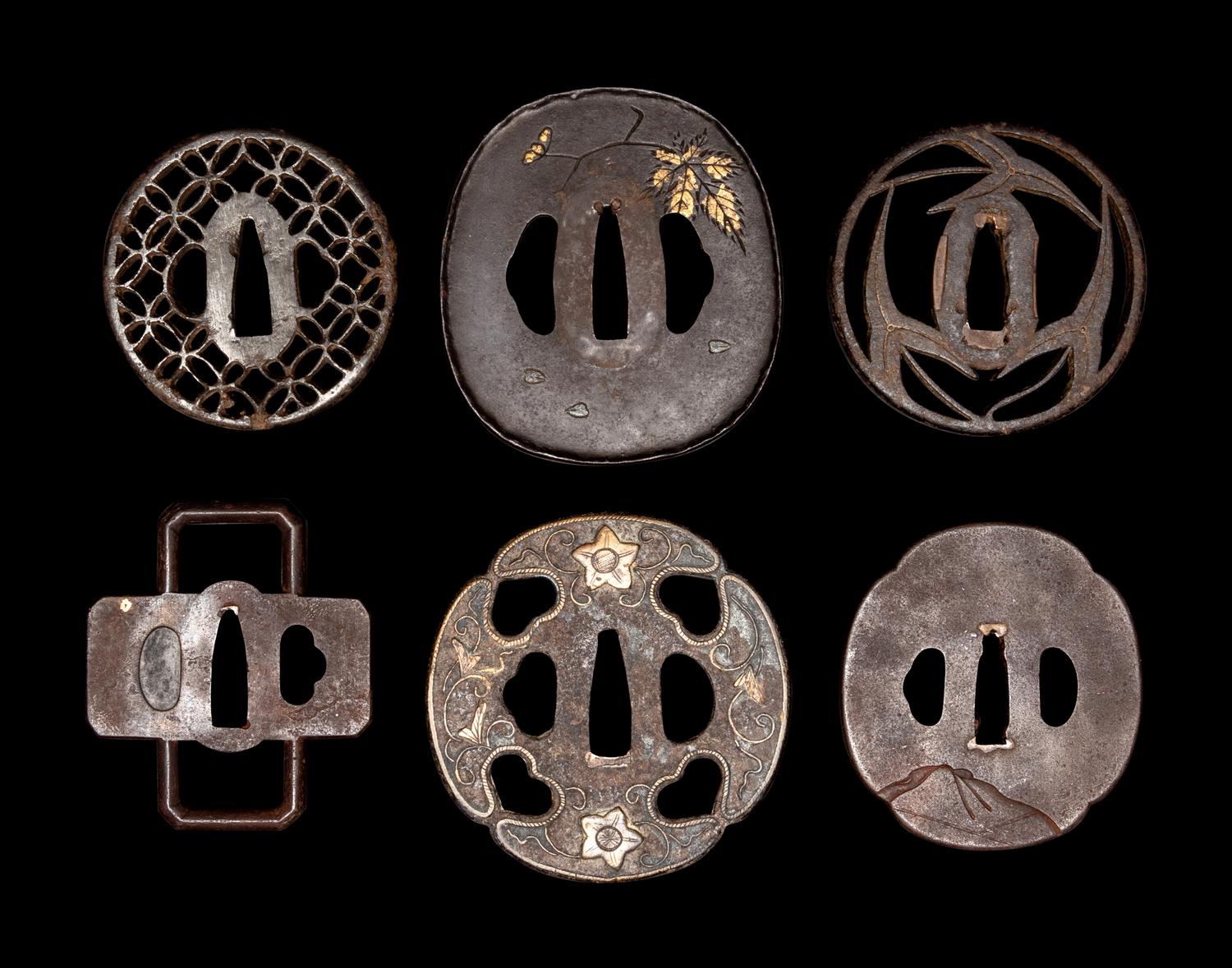 Six Iron Tsuba