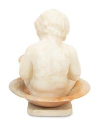 A Continental Alabaster Figure of a Child