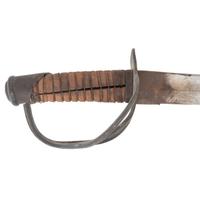 Confederate Cavalry Saber in Wooden Scabbard by Kraft, Goldschmidt & Kraft or H. Marshall