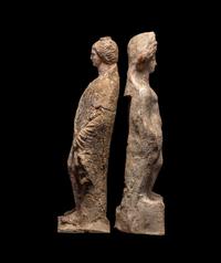 Two Boeotian Terracotta Figures