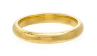 An 18 Karat Yellow Gold Band, 5.10 dwts.