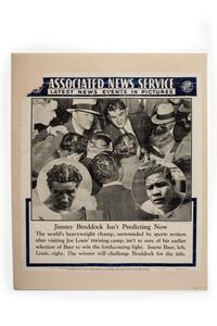 [SPORTS - BOXING - BASEBALL]. A collection of 14 items, most related to African American boxers Joe Louis and Cassius Clay.
