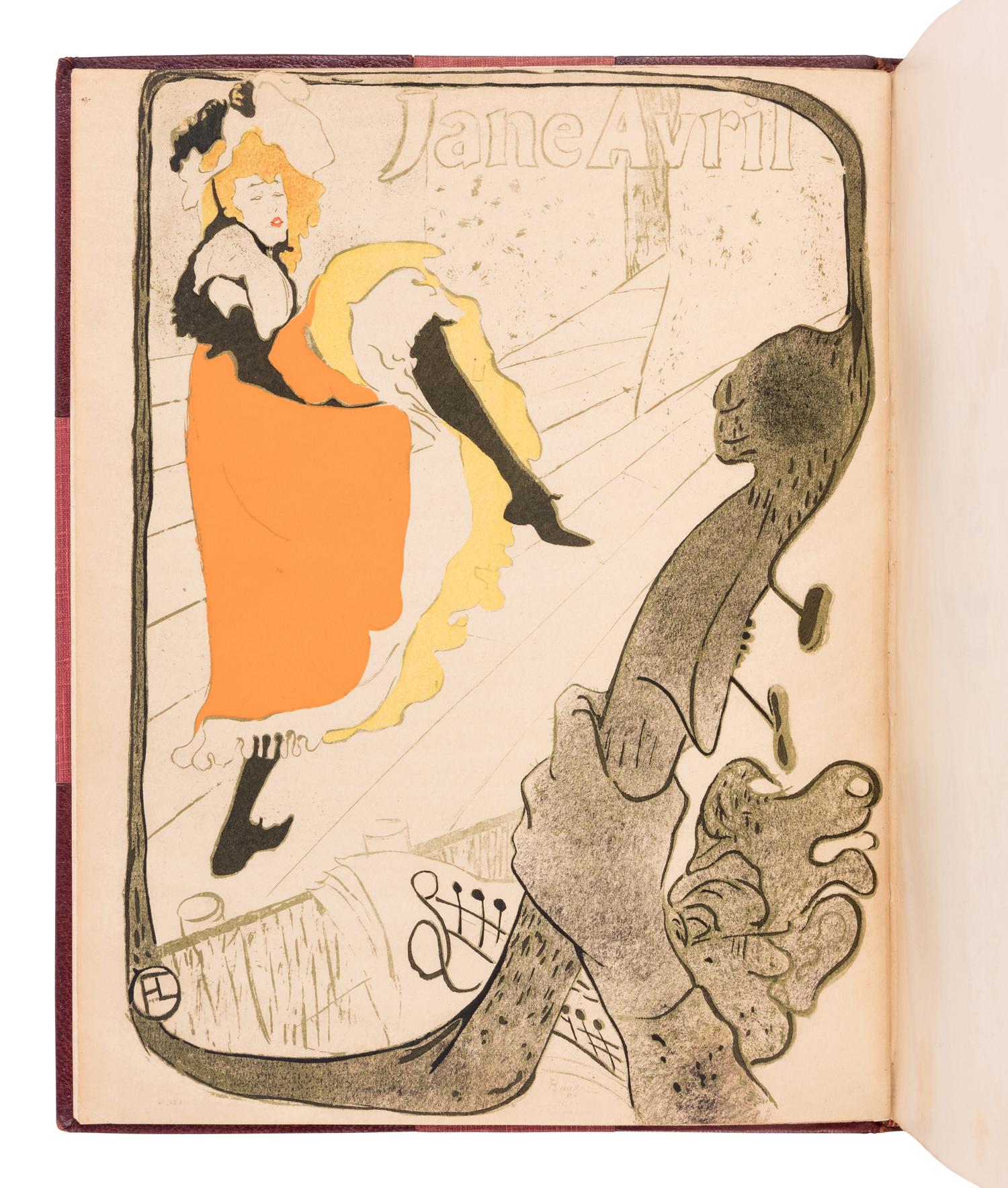 [ARTIST BOOK]. JOYANT, Maurice (1864-1930). Henri de Toulouse-Lautrec 1864-1901. Paris: H. Floury, 1926-27.