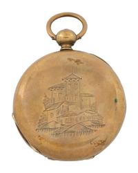 [CIVIL WAR]. Pocket watch featuring portrait of Ulysses S. Grant. Manufactured by M.J. Tobias, Liverpool, England.