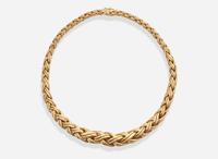 A 14K Yellow Gold Ladies Necklace