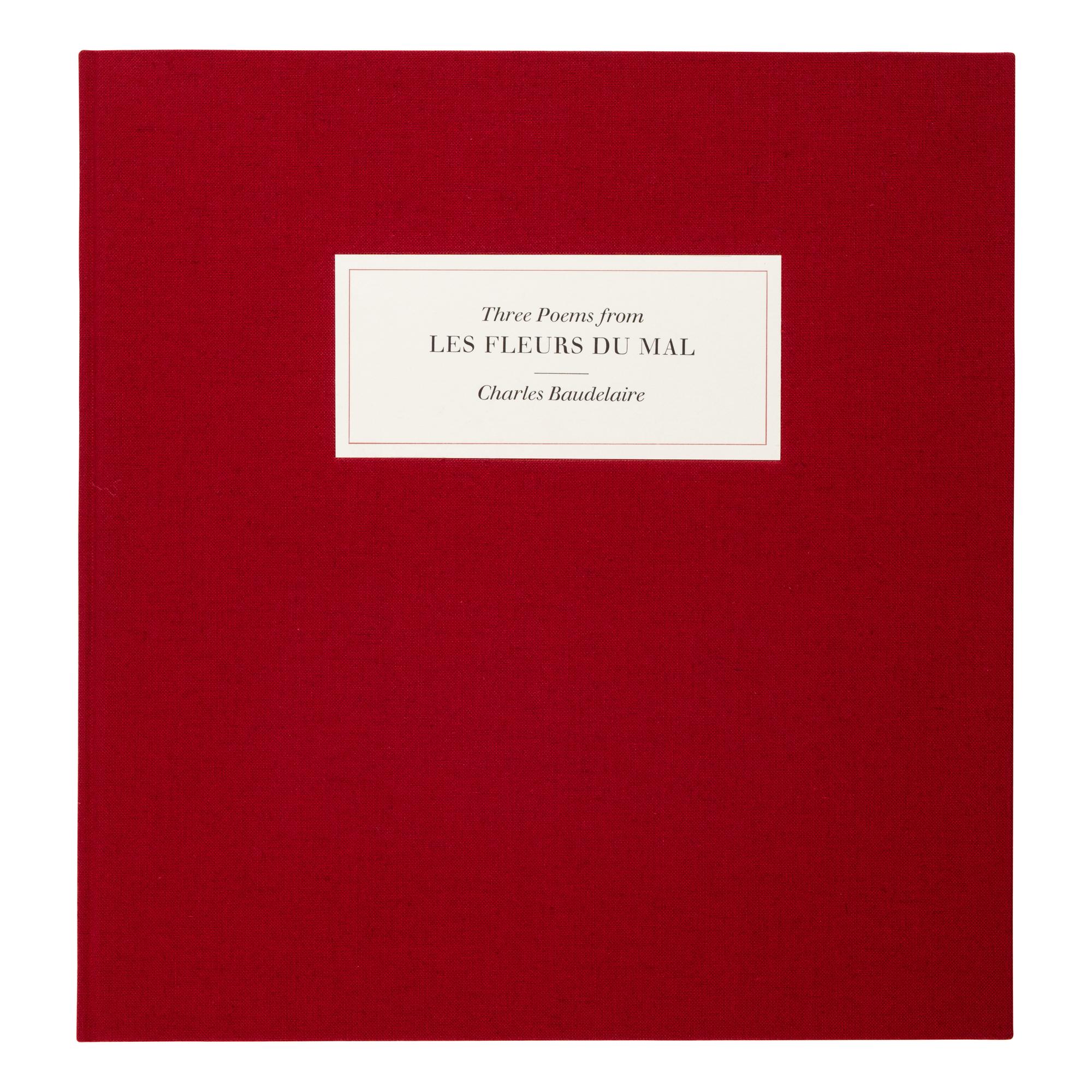Cartier-Bresson, Henri (1908-2004), photographer. -- Baudelaire, Charles (1821-1867). Three Poems from Les Fleurs du Mal . New York: The Limited Editions Club, 1997.