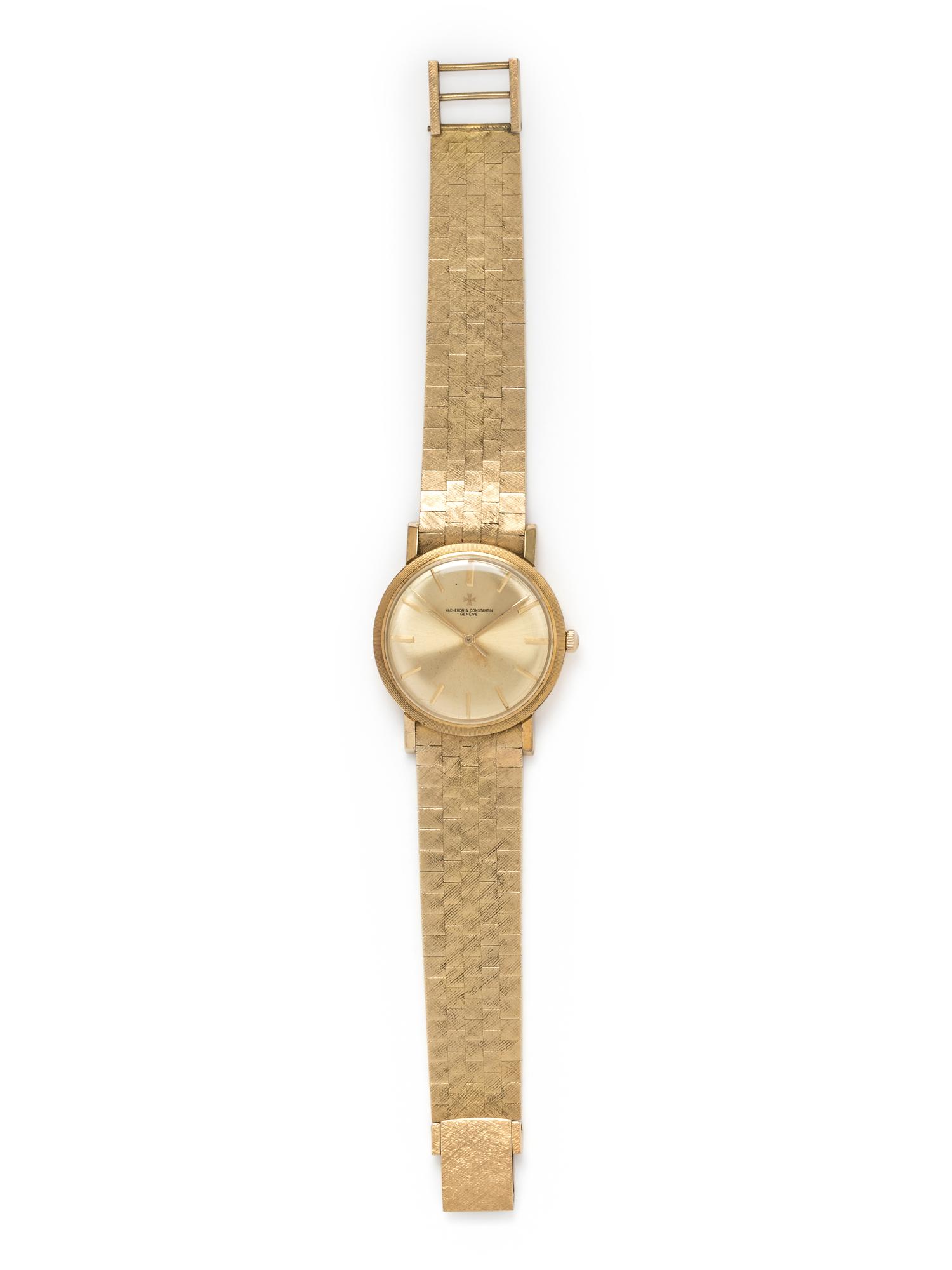 VACHERON & CONSTANTIN, REF. 6406 YELLOW GOLD WRISTWATCH