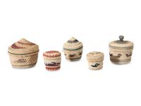Collection of Nuu-chah-nulth Trinket Baskets