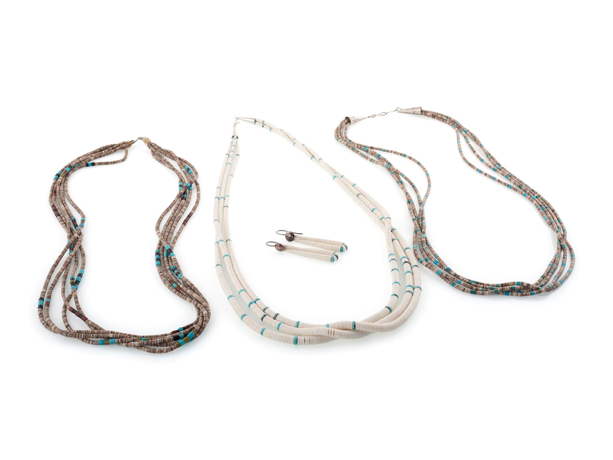 Pueblo Multi-strand Heishi Necklaces