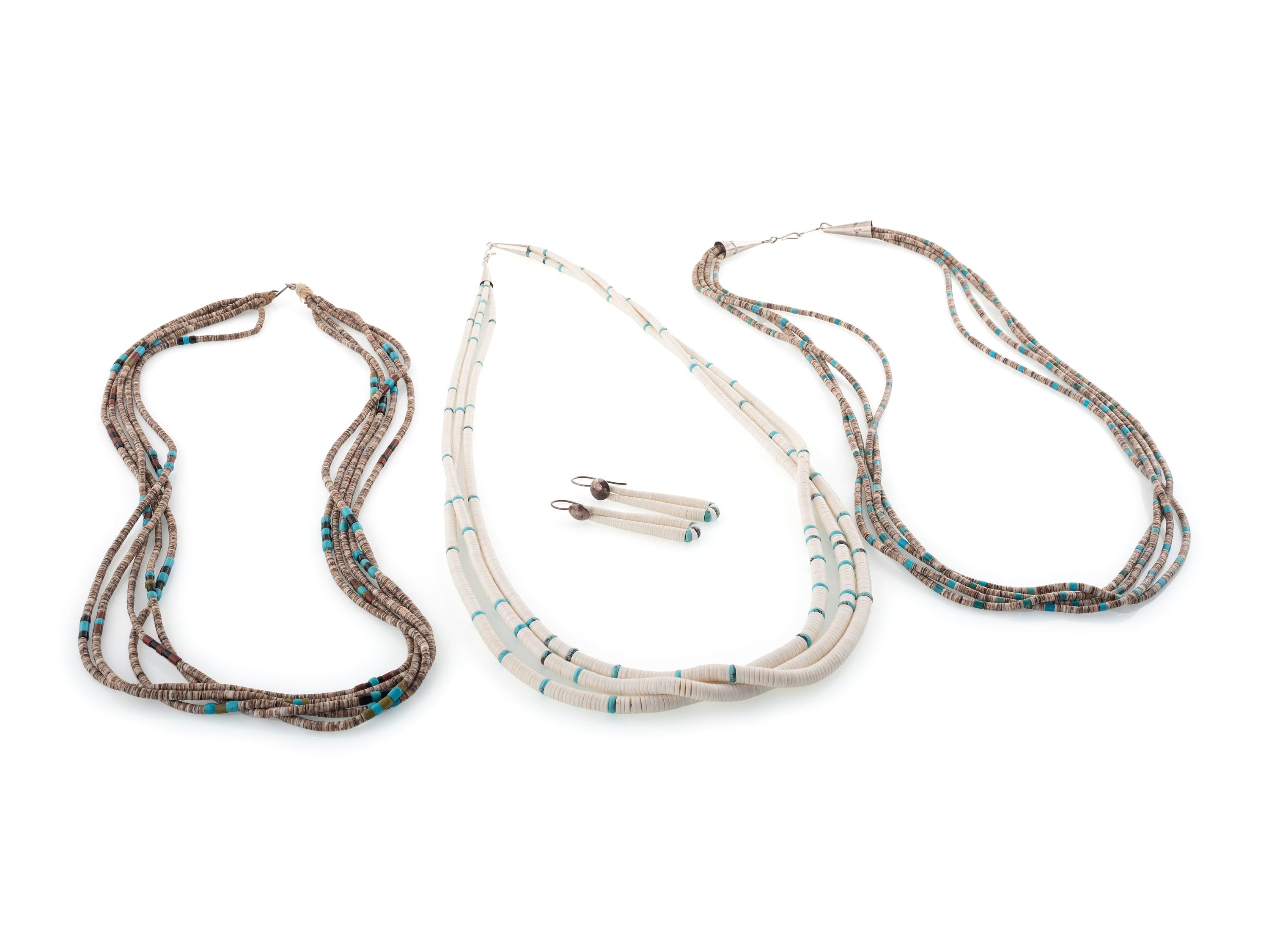 Pueblo Multi-strand Heishi Necklaces
