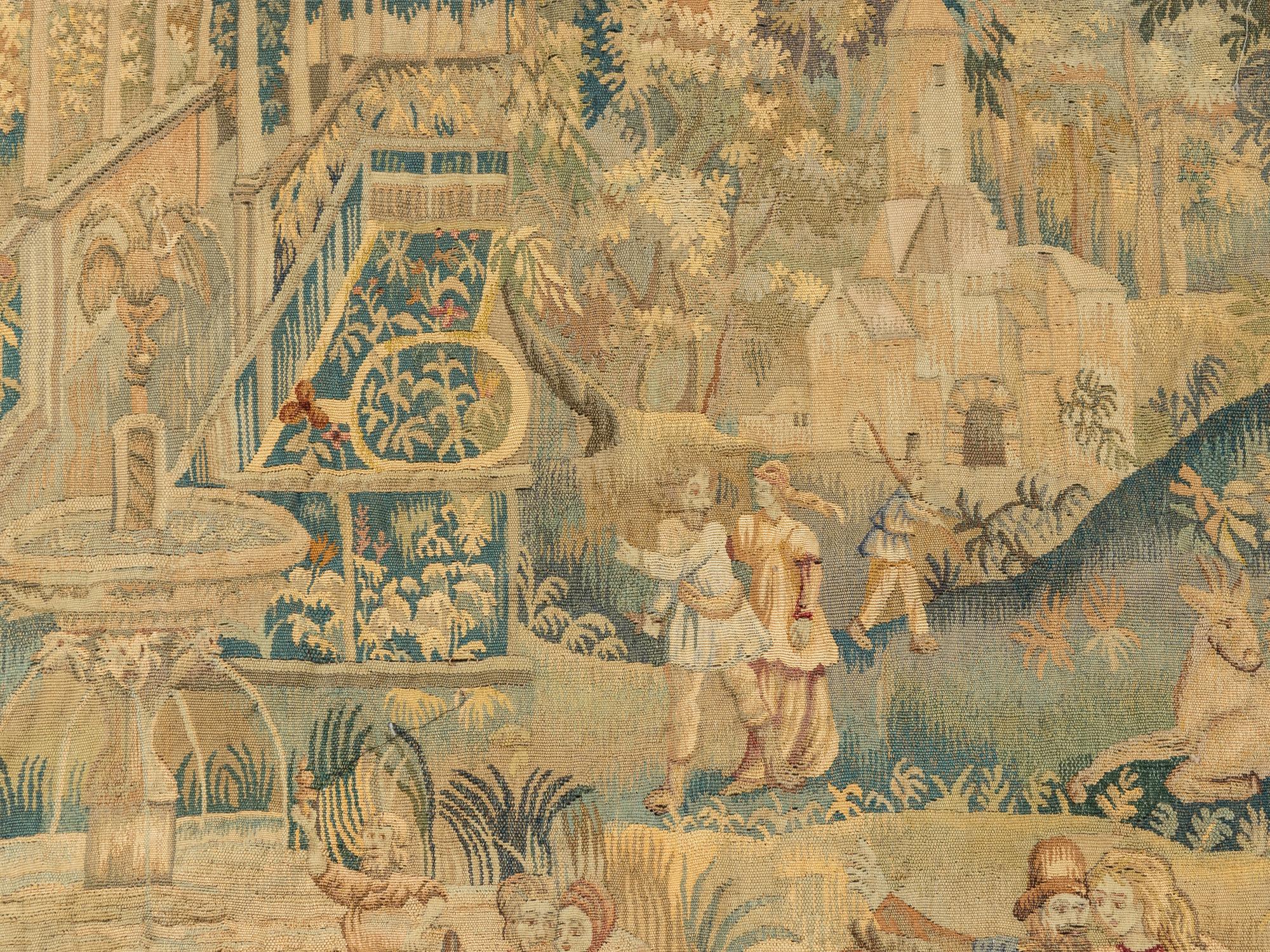 A Flemish Wool Tapestry