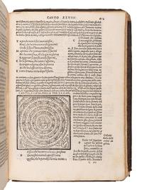 [BINDING -- FUGGER BINDER]. DANTE ALIGHIERI (1265-1321). Comedia...con la Dotta & Leggiadra Spositione di Christophoro Landino . Venice: Bernardino Stagnino, 1536.