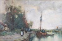 Dutch Canal Scene
