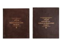 [NATURAL HISTORY - UNITED STATES GEOLOGICAL SURVEY]. A pair of atlases, comprising: