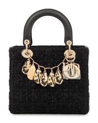 Christian Dior Black Tweed Small Lady Dior Bag, 2012