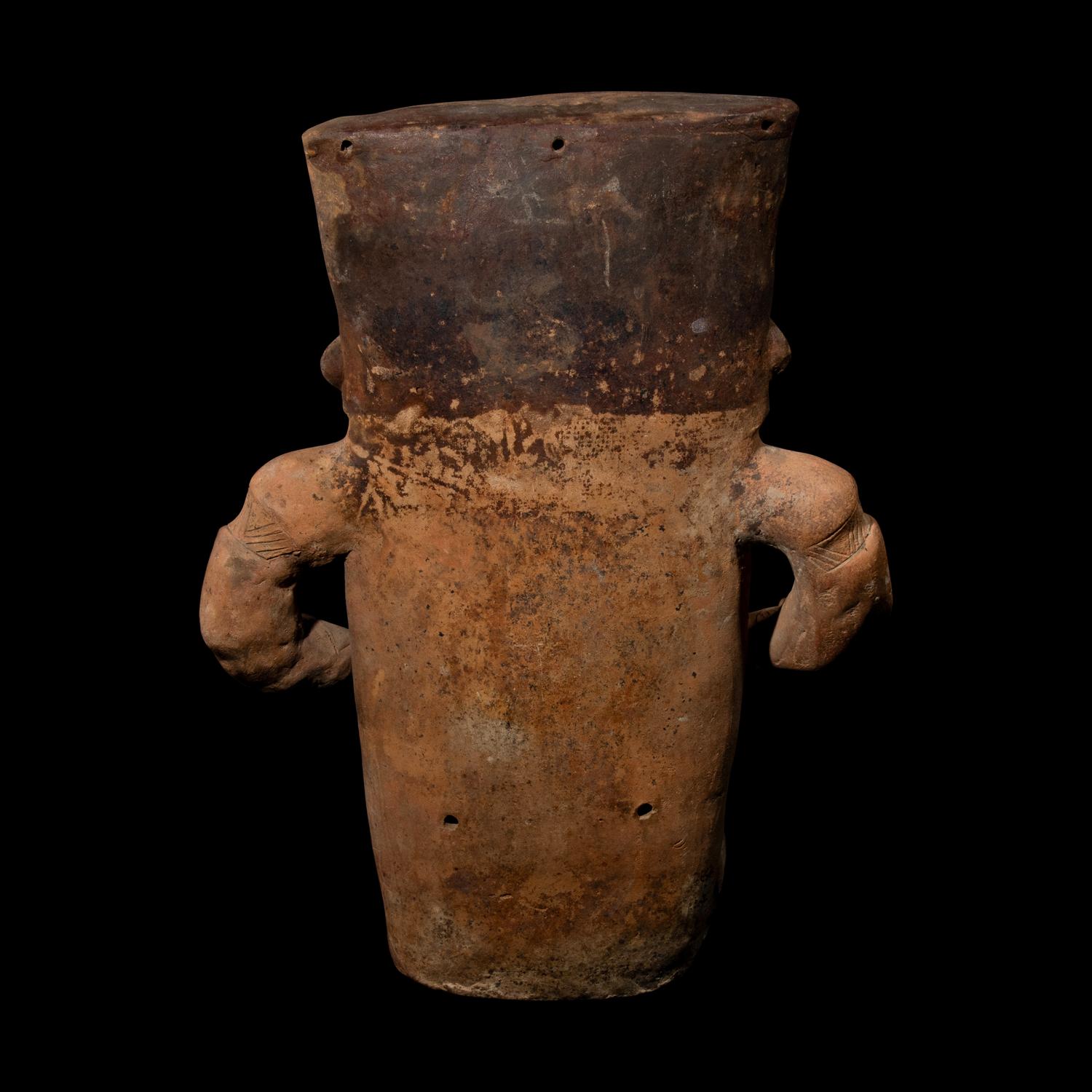 A Quimbaya Terracotta Seated Figure