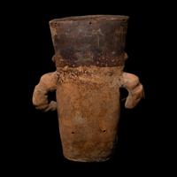 A Quimbaya Terracotta Seated Figure