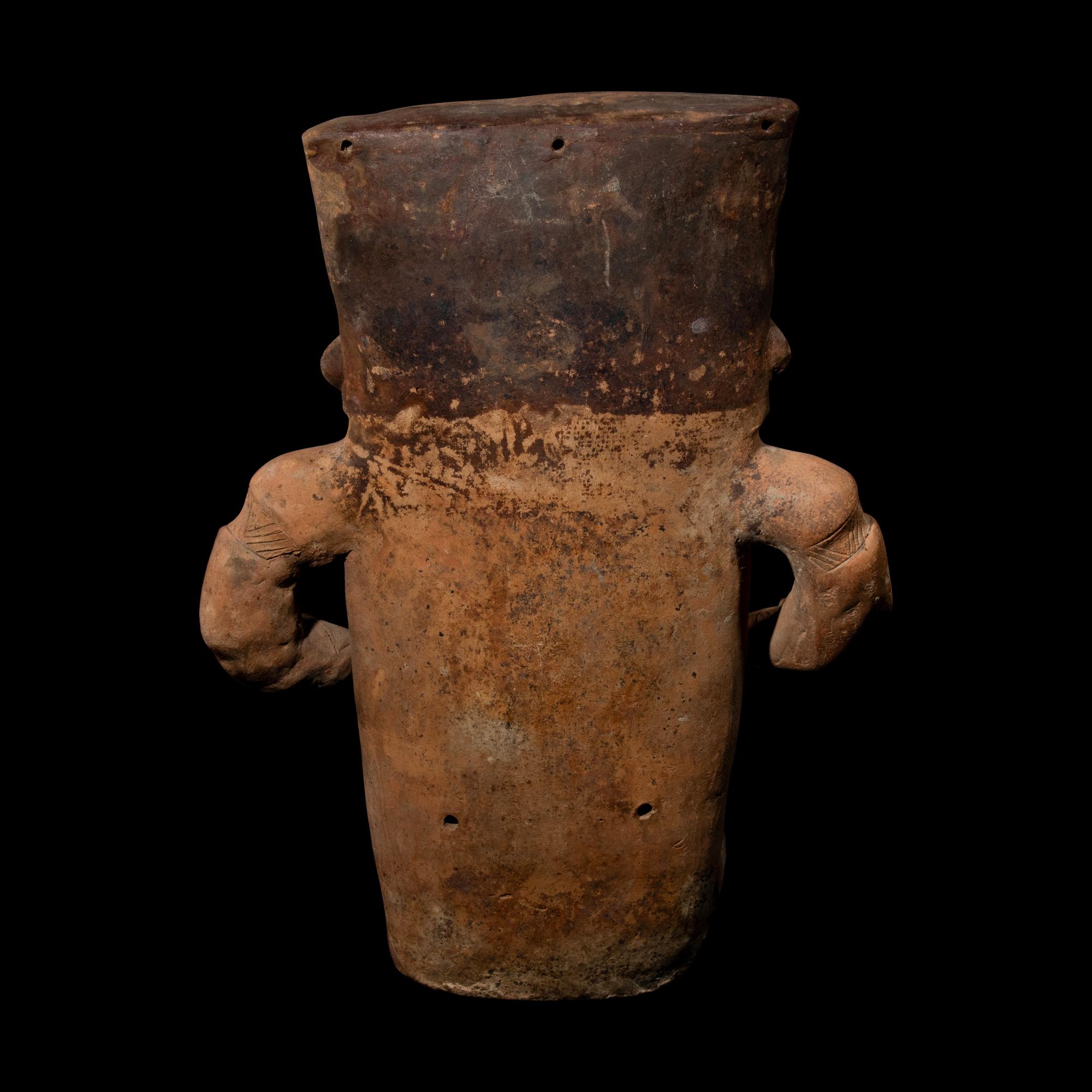 A Quimbaya Terracotta Seated Figure