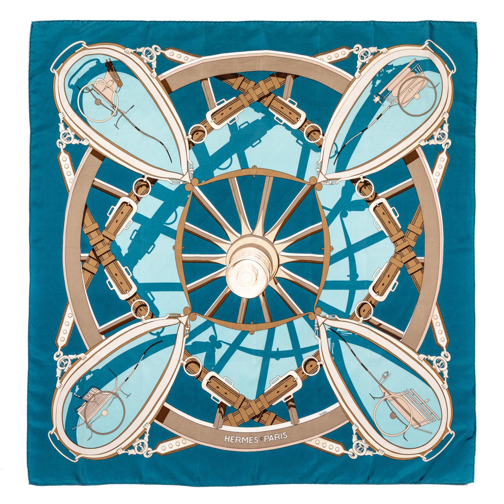 Hermès 90cm Silk Scarf