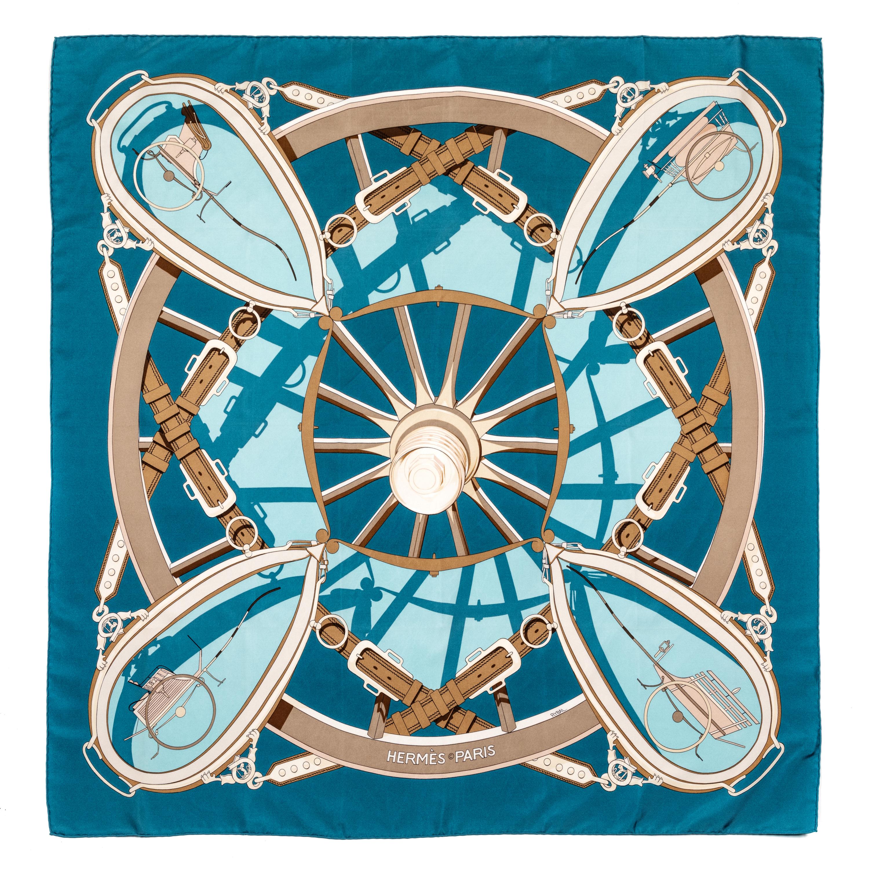 Hermès 90cm Silk Scarf