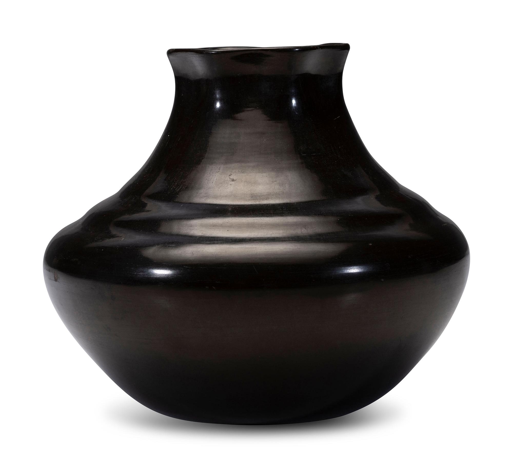 Blackware Pottery Jar