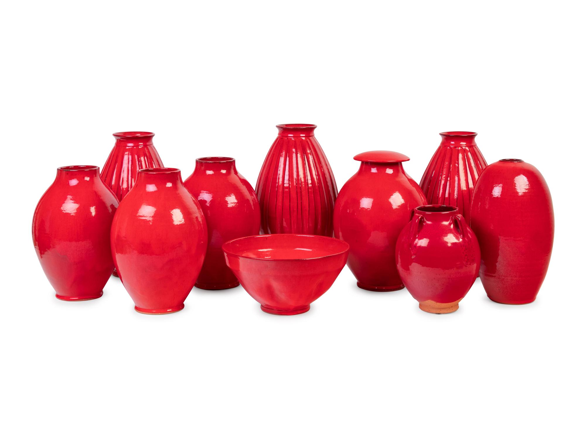Ten American Studio Pottery Vessels